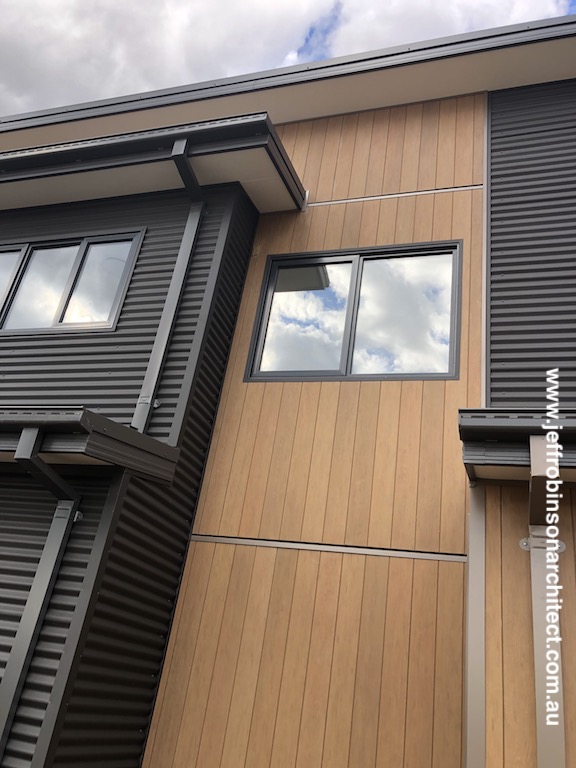 Dual Occupancy East Jindabyne Cemintel cladding.